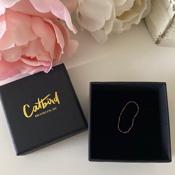 Catbird Jewelry Brand New Catbird 4k Solid Gold Hundred Summers Chain Ring 7 Poshmark